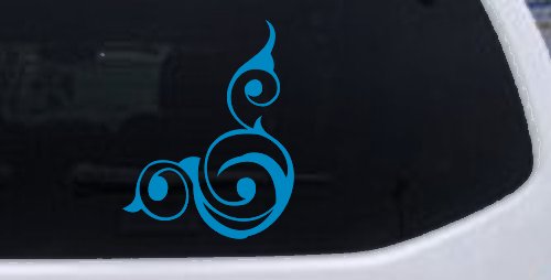 Inside Corner Swirl Car or Truck Window Decal Sticker