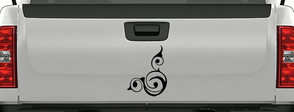 Inside Corner Swirl Car or Truck Window Decal Sticker