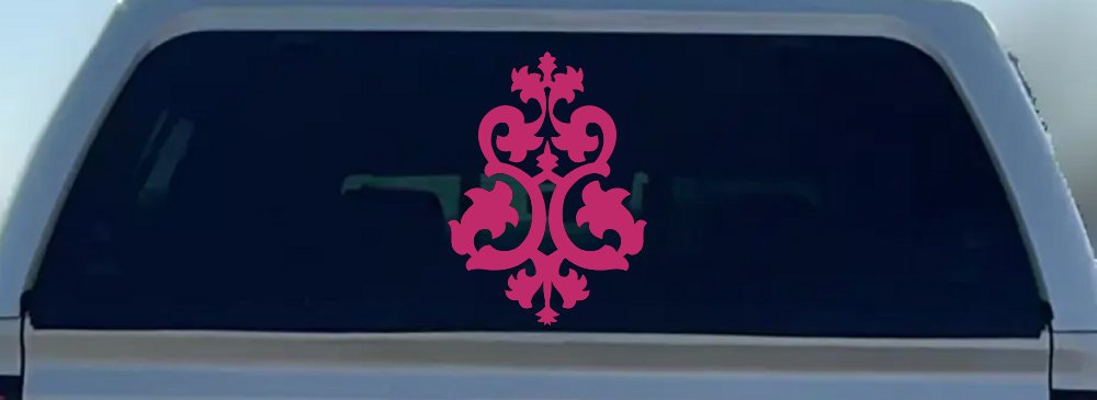 Swirl Vine Accents Car or Truck Window Decal Sticker