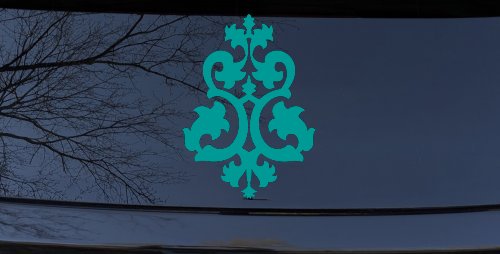 Swirl Vine Accents Car or Truck Window Decal Sticker
