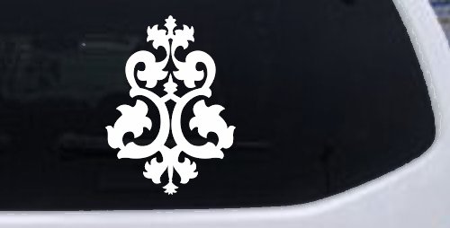 Swirl Vine Accents Car or Truck Window Decal Sticker