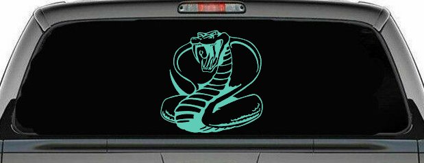King Cobra Animals Car or Truck Window Decal Sticker (Mint)