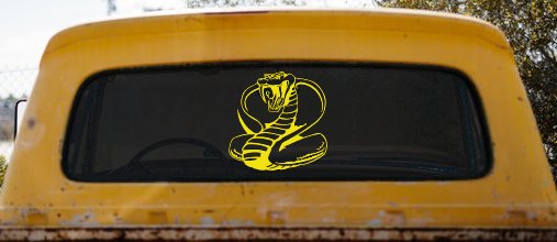 King Cobra Animals Car or Truck Window Decal Sticker