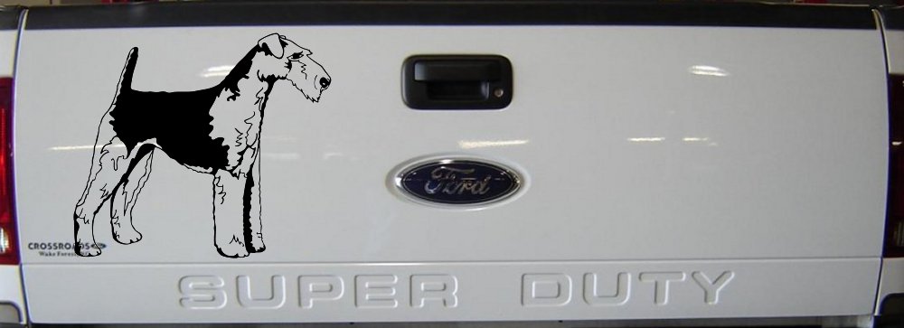 Airedale Terrier Dog Car or Truck Window Decal Sticker