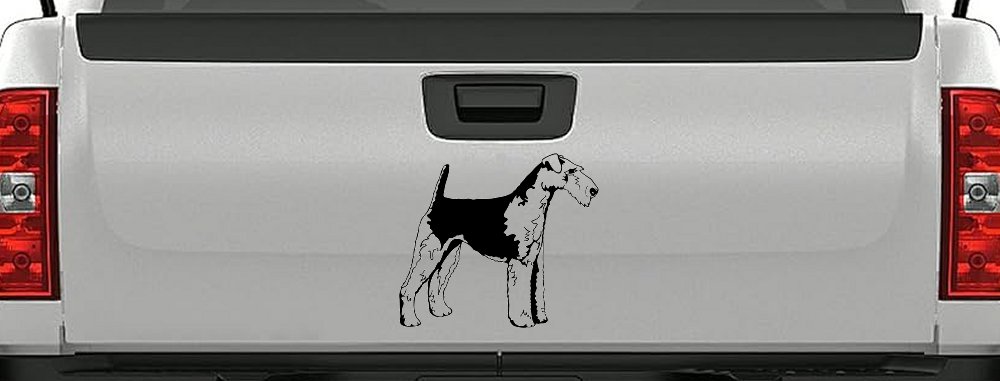 Airedale Terrier Dog Car or Truck Window Decal Sticker