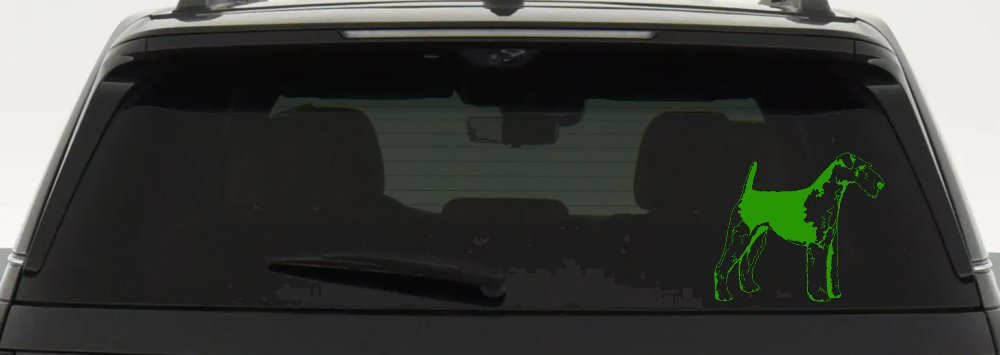 Airedale Terrier Dog Car or Truck Window Decal Sticker