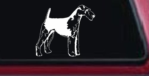 Airedale Terrier Dog Car or Truck Window Decal Sticker