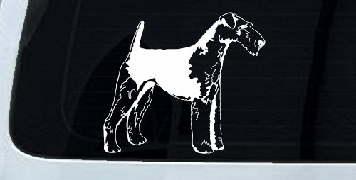 Airedale Terrier Dog Car or Truck Window Decal Sticker