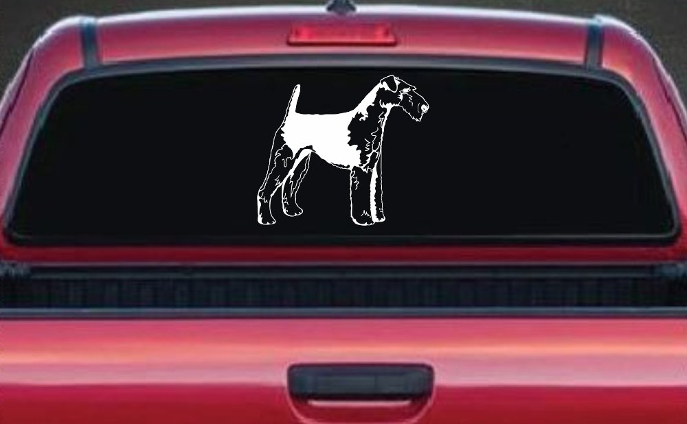 Airedale Terrier Dog Car or Truck Window Decal Sticker