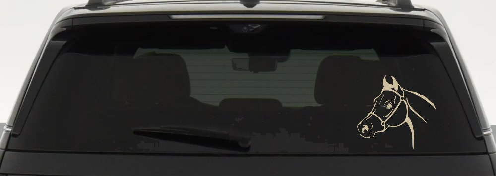 Horse Head Western Farm Ranch Car or Truck Window Decal Sticker