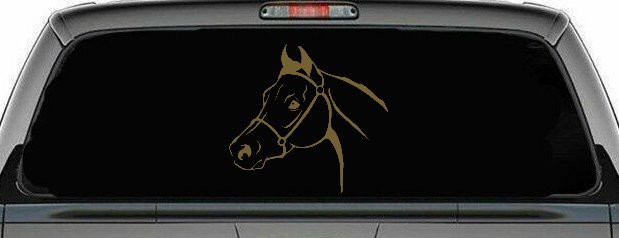 Horse Head Western Farm Ranch Car or Truck Window Decal Sticker