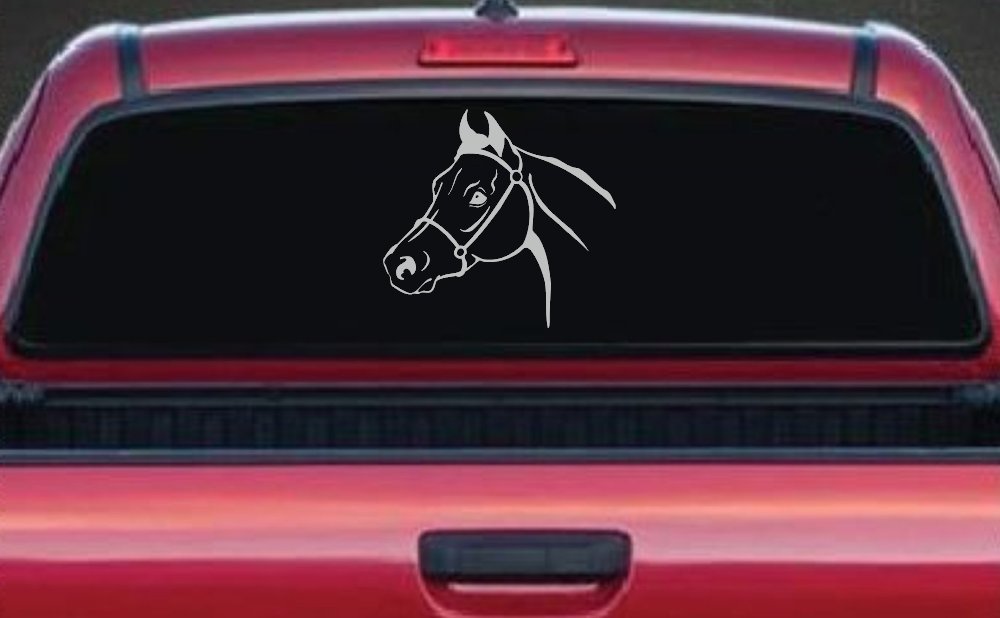 Horse Head Western Farm Ranch Car or Truck Window Decal Sticker