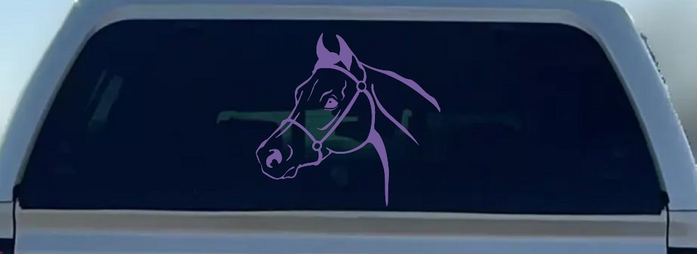 Horse Head Western Farm Ranch Car or Truck Window Decal Sticker