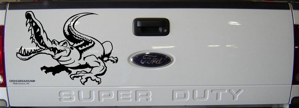 Snapping Alligator or Crocodile Car or Truck Window Decal Sticker