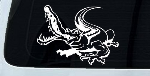 Snapping Alligator or Crocodile Car or Truck Window Decal Sticker