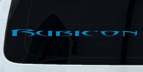 Tribal Rubicon Off Road Car or Truck Window Decal Sticker (Blue)