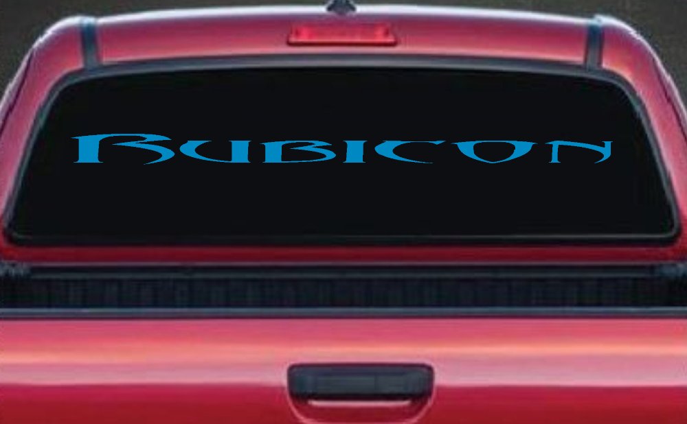 Tribal Rubicon Off Road Car or Truck Window Decal Sticker