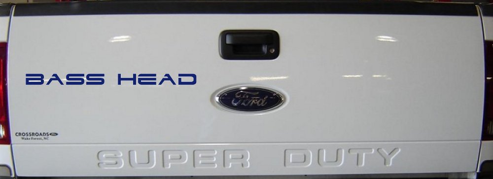 Bass Head Car or Truck Window Decal Sticker