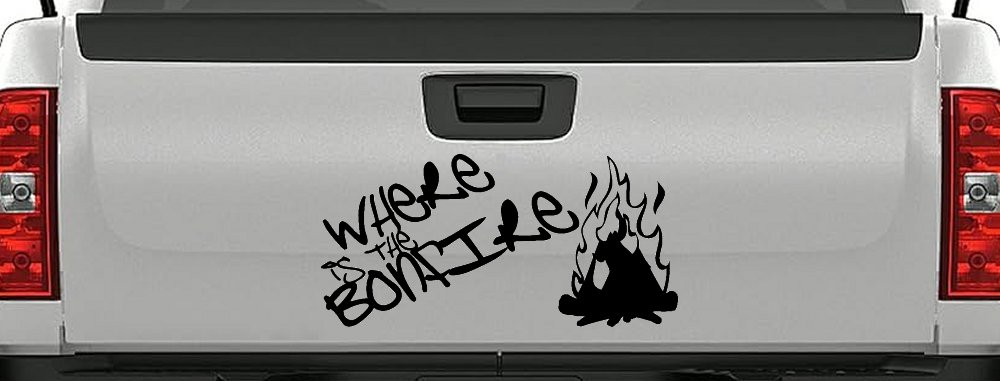 Where Is The Bonfire Country Car or Truck Window Decal Sticker