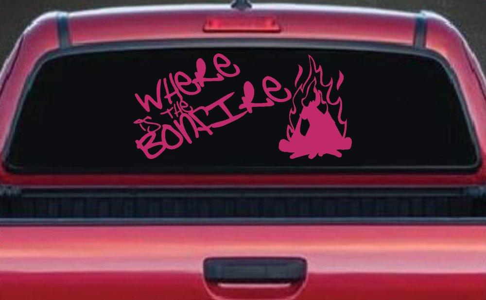 Where Is The Bonfire Country Car or Truck Window Decal Sticker