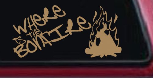 Where Is The Bonfire Country Car or Truck Window Decal Sticker
