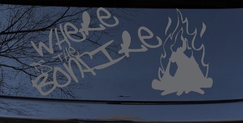 Where Is The Bonfire Country Car or Truck Window Decal Sticker