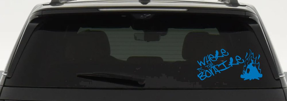 Where Is The Bonfire Country Car or Truck Window Decal Sticker