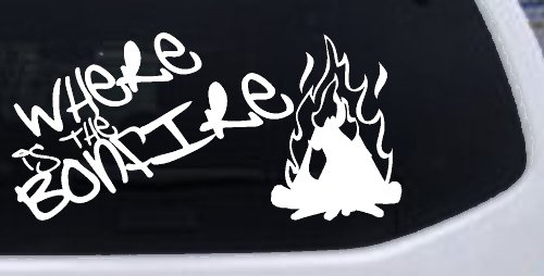 Where Is The Bonfire Country Car or Truck Window Decal Sticker