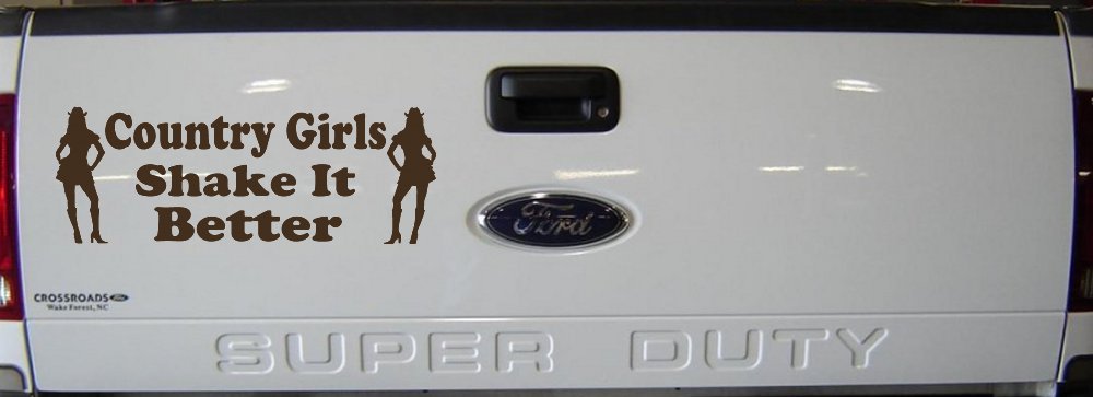 Country Girls Shake It Better Car or Truck Window Decal Sticker