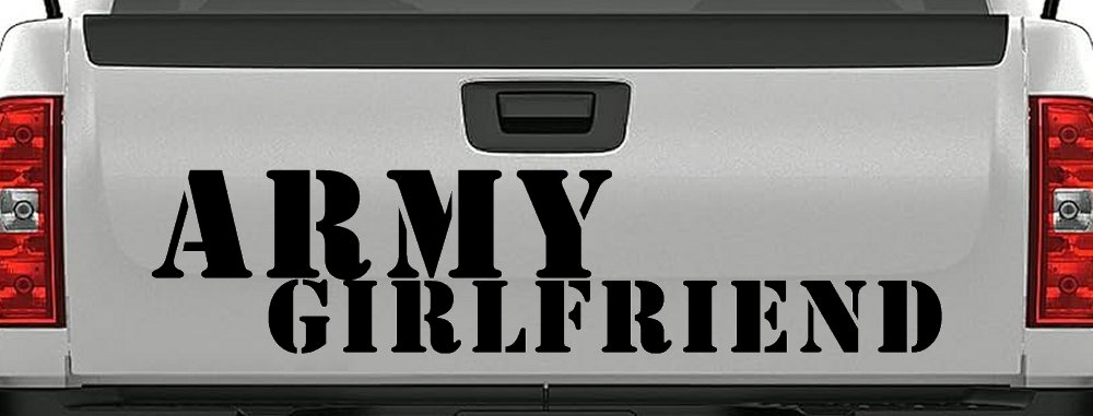 Army Girlfriend Military Car or Truck Window Decal Sticker