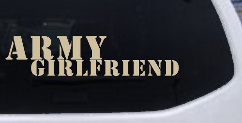 Army Girlfriend Military Car or Truck Window Decal Sticker