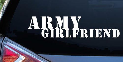 Army Girlfriend Military Car or Truck Window Decal Sticker