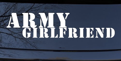 Army Girlfriend Military Car or Truck Window Decal Sticker