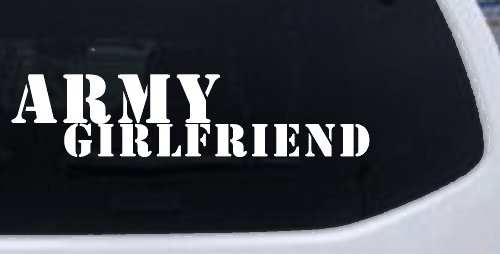 Army Girlfriend Military Car or Truck Window Decal Sticker