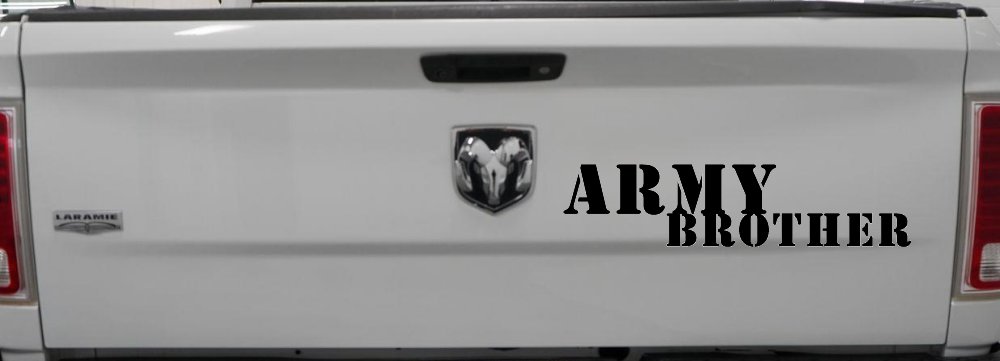Army Brother Military Car or Truck Window Decal Sticker