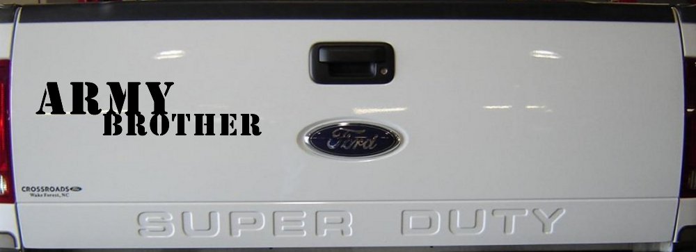 Army Brother Military Car or Truck Window Decal Sticker