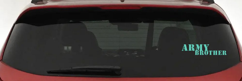 Army Brother Military Car or Truck Window Decal Sticker (Mint)
