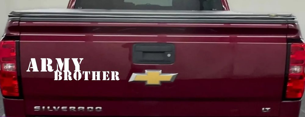 Army Brother Military Car or Truck Window Decal Sticker