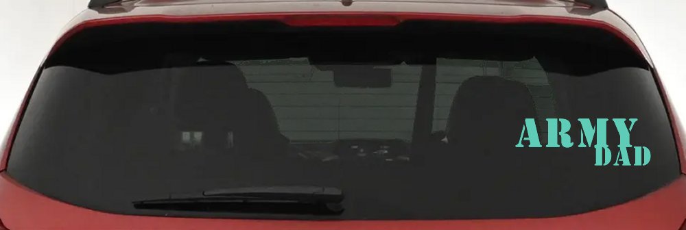 Army Dad Military Car or Truck Window Decal Sticker
