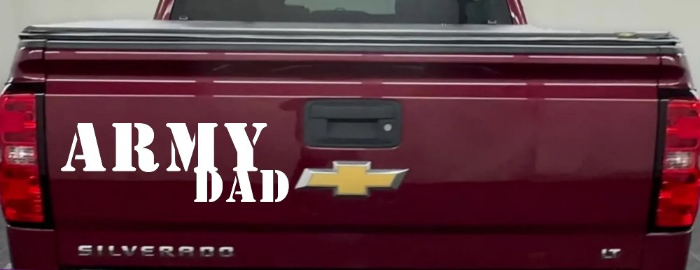 Army Dad Military Car or Truck Window Decal Sticker