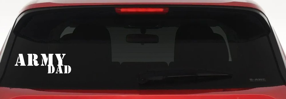Army Dad Military Car or Truck Window Decal Sticker