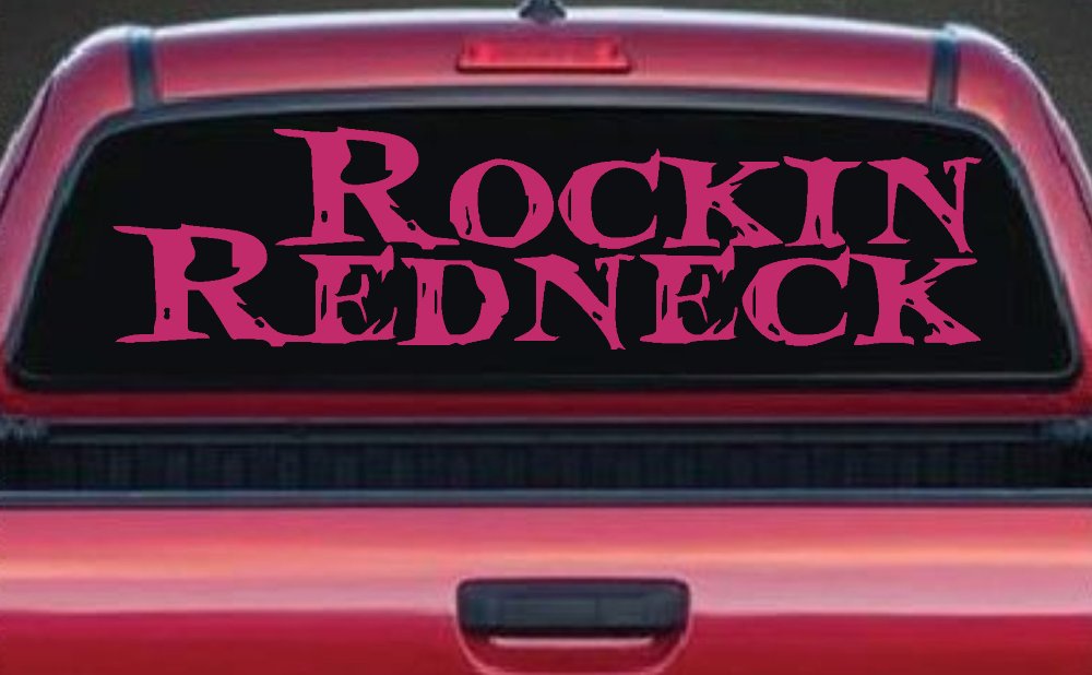 Rockin Redneck Country Car or Truck Window Decal Sticker