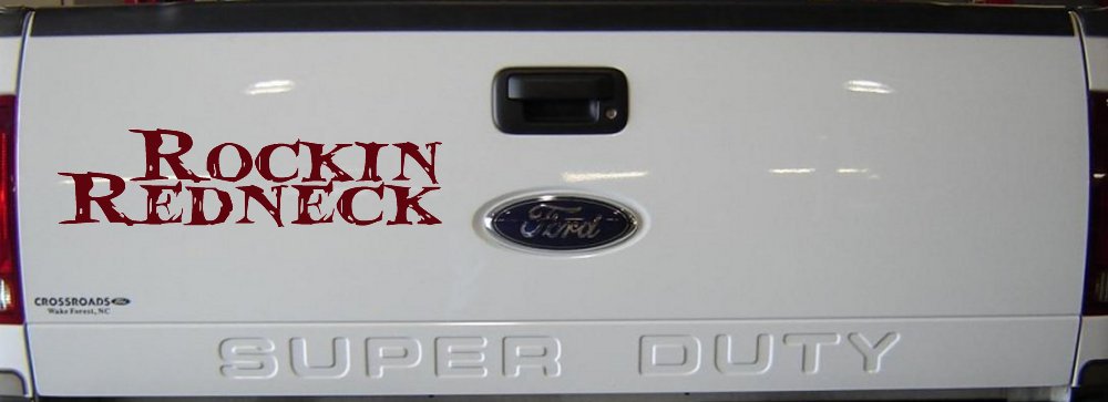 Rockin Redneck Country Car or Truck Window Decal Sticker