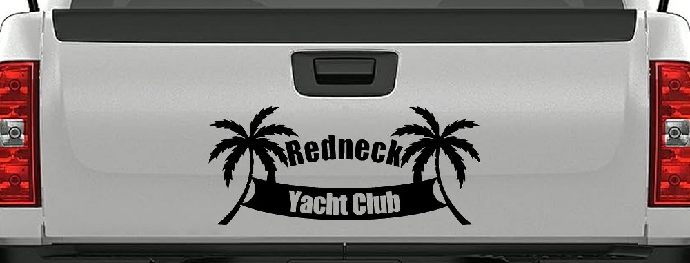 Redneck Yacht Club Country Car or Truck Window Decal Sticker