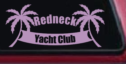 Redneck Yacht Club Country Car or Truck Window Decal Sticker