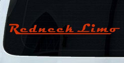 Redneck Limo Car or Truck Window Decal Sticker