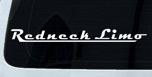 Redneck Limo Car or Truck Window Decal Sticker