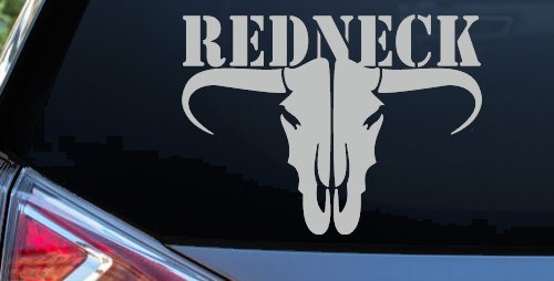 Redneck Longhorn Skull Country Car or Truck Window Decal Sticker