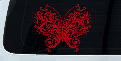 Swirl Butterfly Butterflies Car or Truck Window Decal Sticker