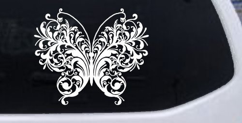 Swirl Butterfly Butterflies Car or Truck Window Decal Sticker